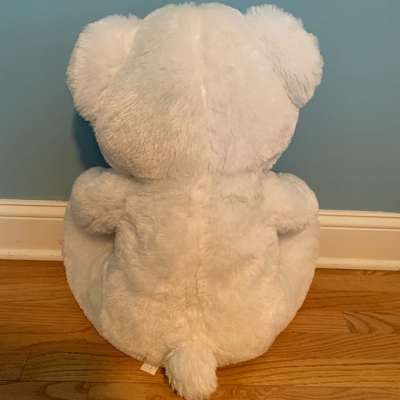 Large White Teddy Bear - Picture 2 of 3